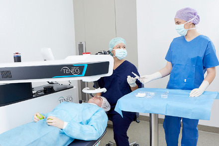 Augenlasern Cuxhaven – OP-Empfang